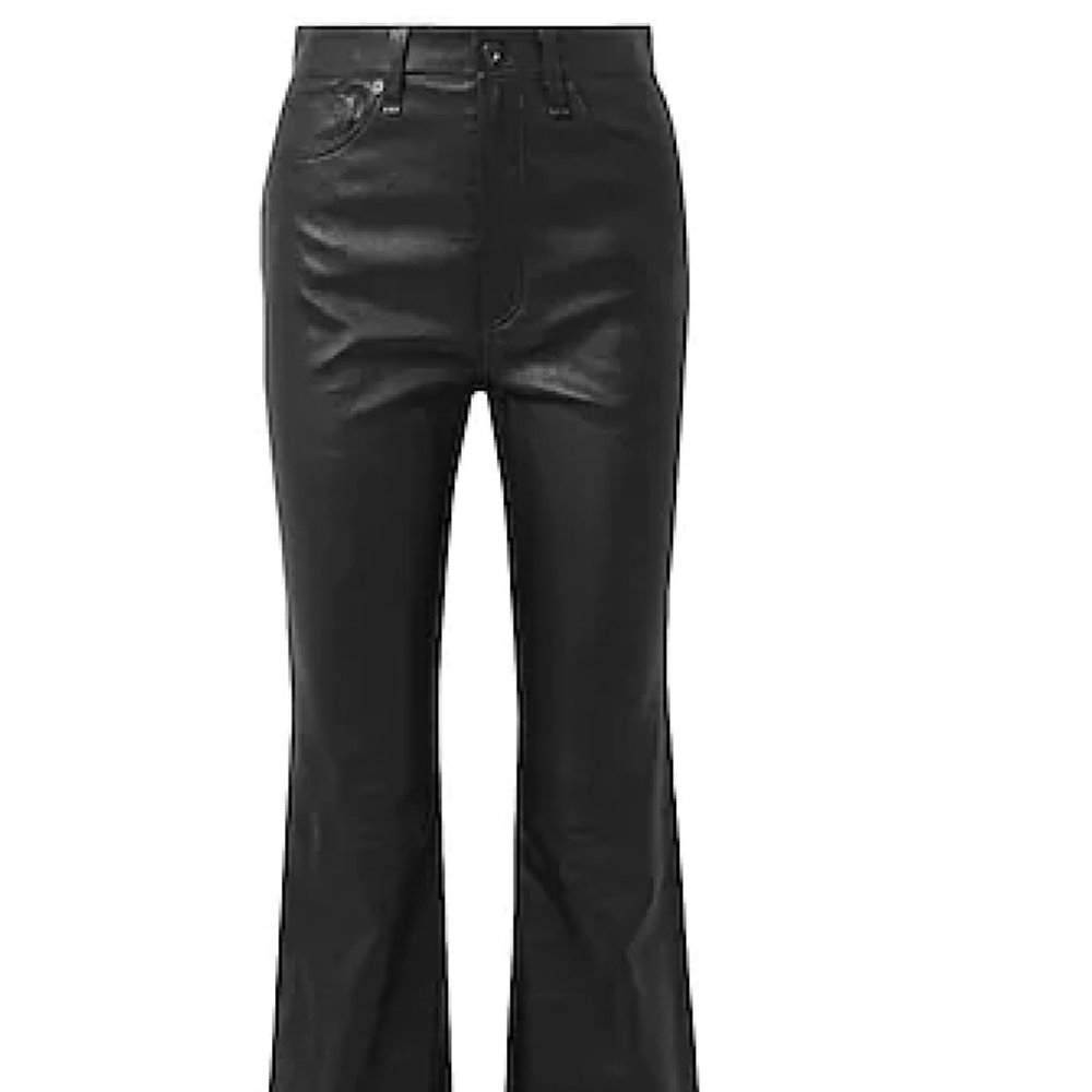 Lambskin Leather Flare